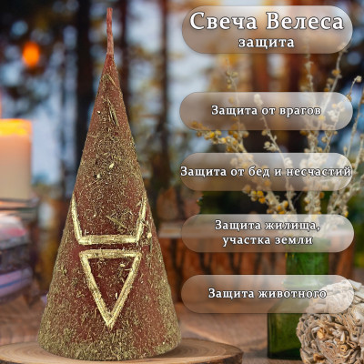 Свечи Велеса: чистка+защита